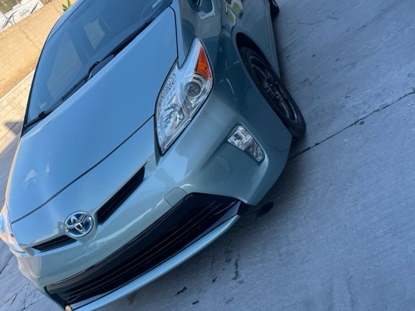 Toyota Prius after front bumper and body repair